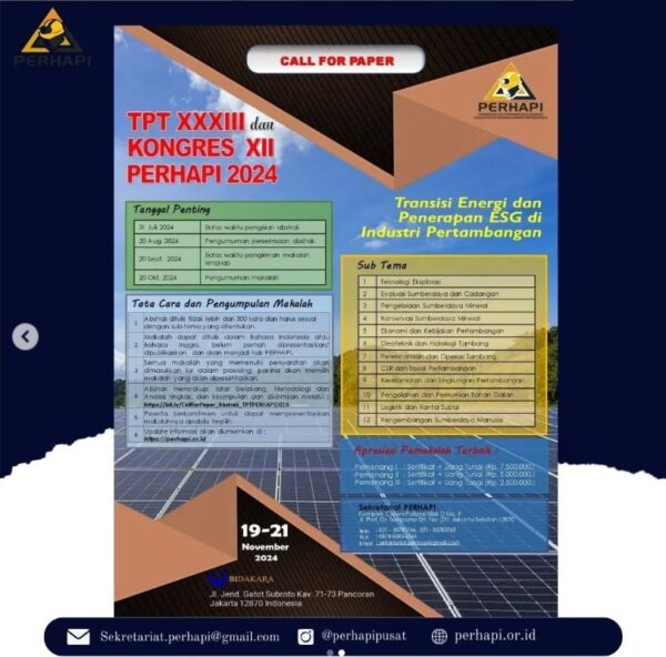 Student Paper Contest & Call for Paper – PERHAPI